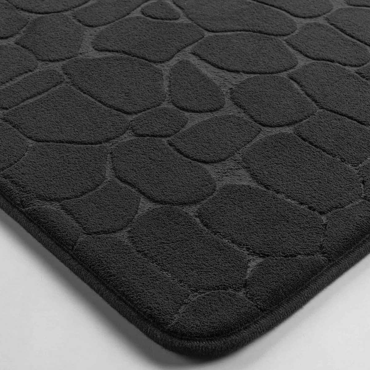 Πατάκι Μπάνιου (50X120) L-C Ricochet Black 1802100 Home Μπάνιο Πατάκια Spitishop