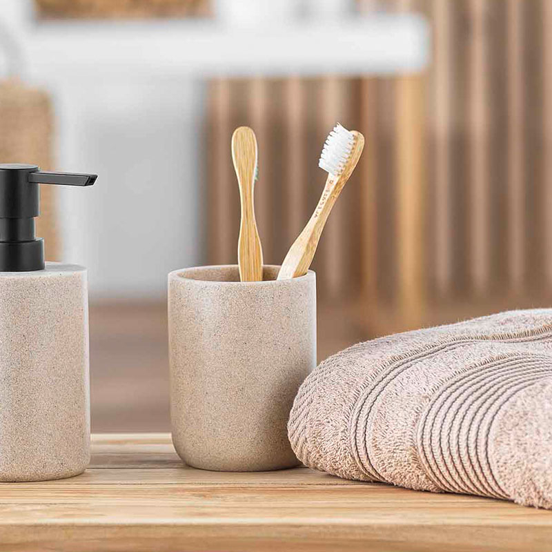 Ποτηροθήκη Μπάνιου (Φ8.5x10) L-C Plain Sand 1802115