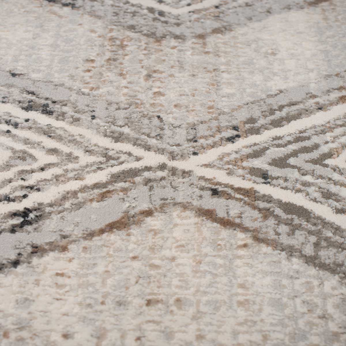 Χαλί (160X230) Βιοκαρπέτ Germaine Jg 37A L Grey D Beige Home Χαλιά Σαλονιού Spitishop