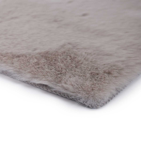 Χαλί Διαδρόμου Γούνινο (80x220) Βιοκαρπέτ Krolik R05 L Grey