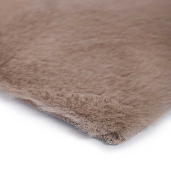 Χαλί Γούνινο (135x190) Βιοκαρπέτ Krolik R11 D.Beige