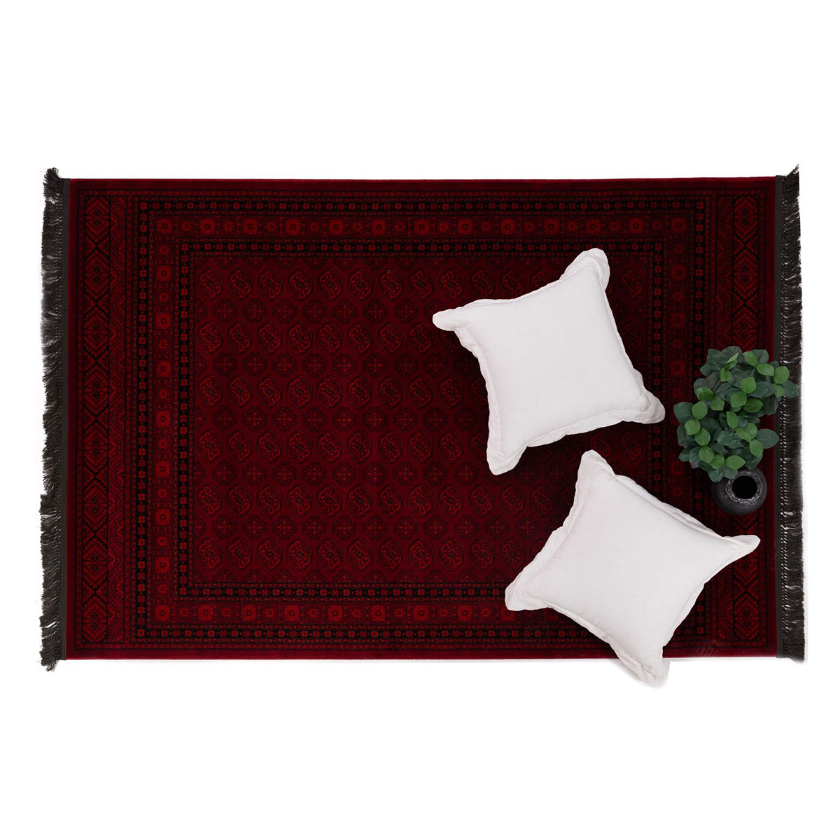 Χαλί (100X160) Royal Carpet Afgan 7454A D Red Home Χαλιά Σαλονιού Spitishop
