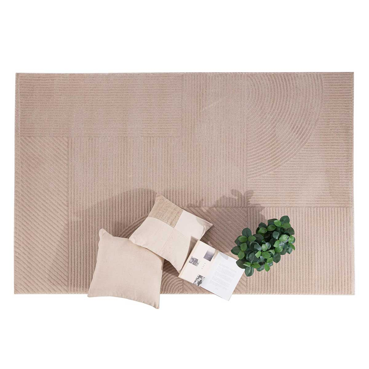 Χαλί (200X250) Royal Carpet Organic 591 Beige Home Χαλιά Σαλονιού Spitishop