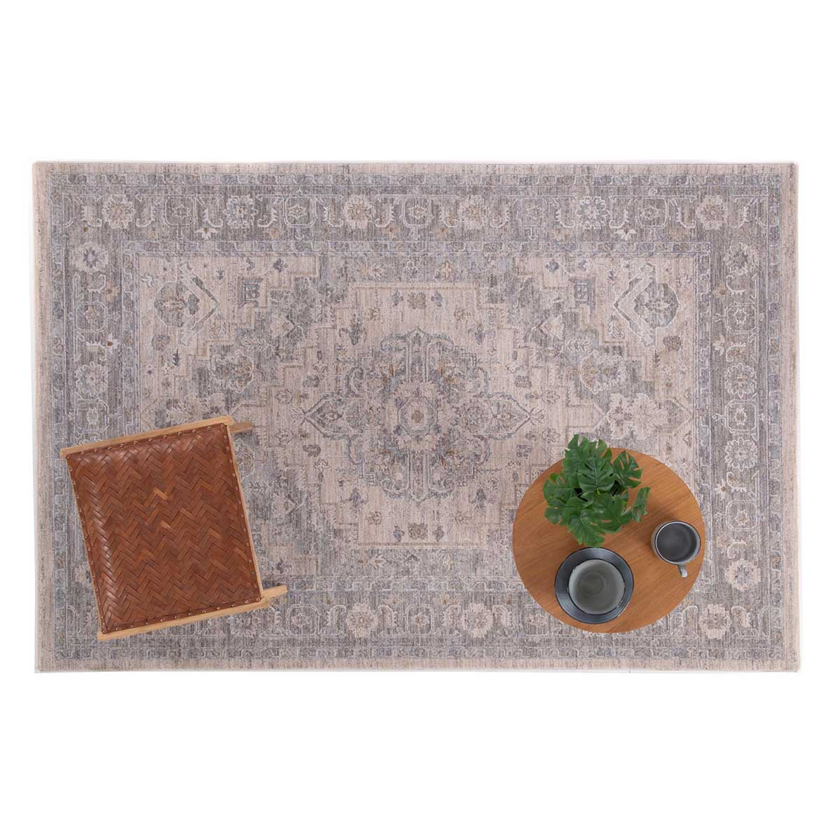 Χαλί (240X360) Royal Carpet Tabriz 647 L Grey Home Χαλιά Σαλονιού Spitishop