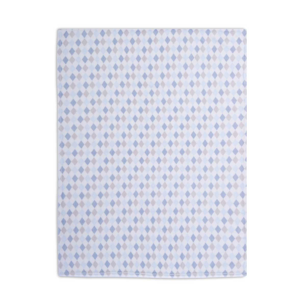 Κουβέρτα Fleece Κούνιας (110x150) Nef-Nef Homeware Baby Sweet Rhombus Blue