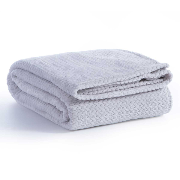 Κουβέρτα Fleece Μονή (160x220) Nef-Nef Homeware Worth Grey