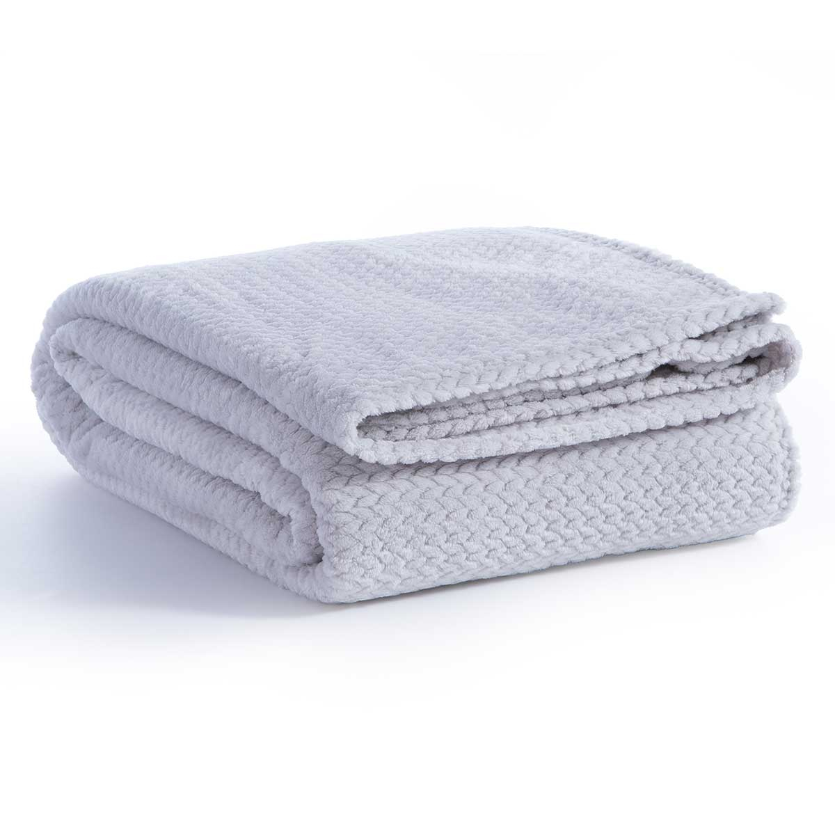 Κουβέρτα Fleece Υπέρδιπλη (220X240) Nef-Nef Homeware Worth Grey Home Λευκά Είδη Κρεβατοκάμαρας Κουβέρτες Υπέρδιπλες Spitishop