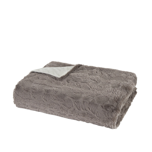 Γούνινη Κουβέρτα Καναπέ (130x170) Nima Velure Cigar Beige