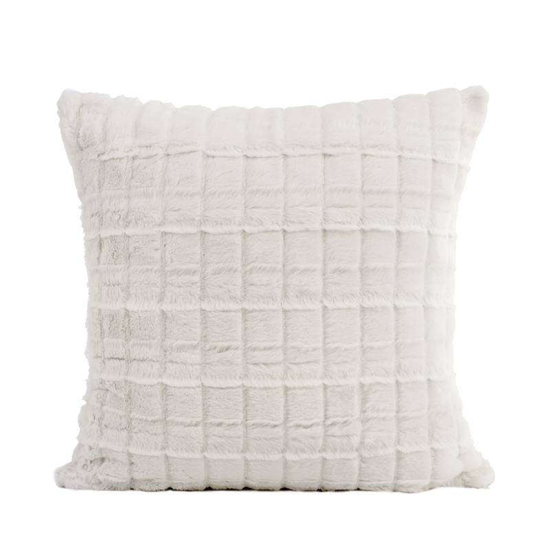 Διακοσμητικό Μαξιλάρι Γούνινο (40x40) Nima Weave Cream