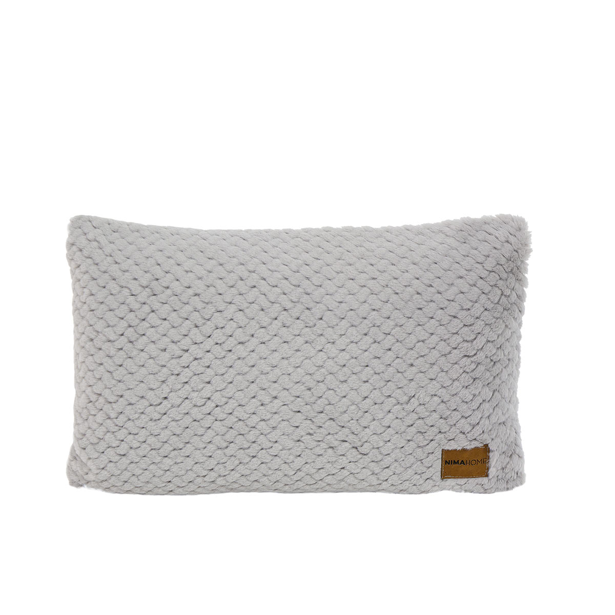 Διακοσμητικό Μαξιλάρι Fleece (30X50) Nima Snuggle Light Grey Home Λευκά Είδη Σαλονιού Μαξιλάρια Διακοσμητικά Spitishop
