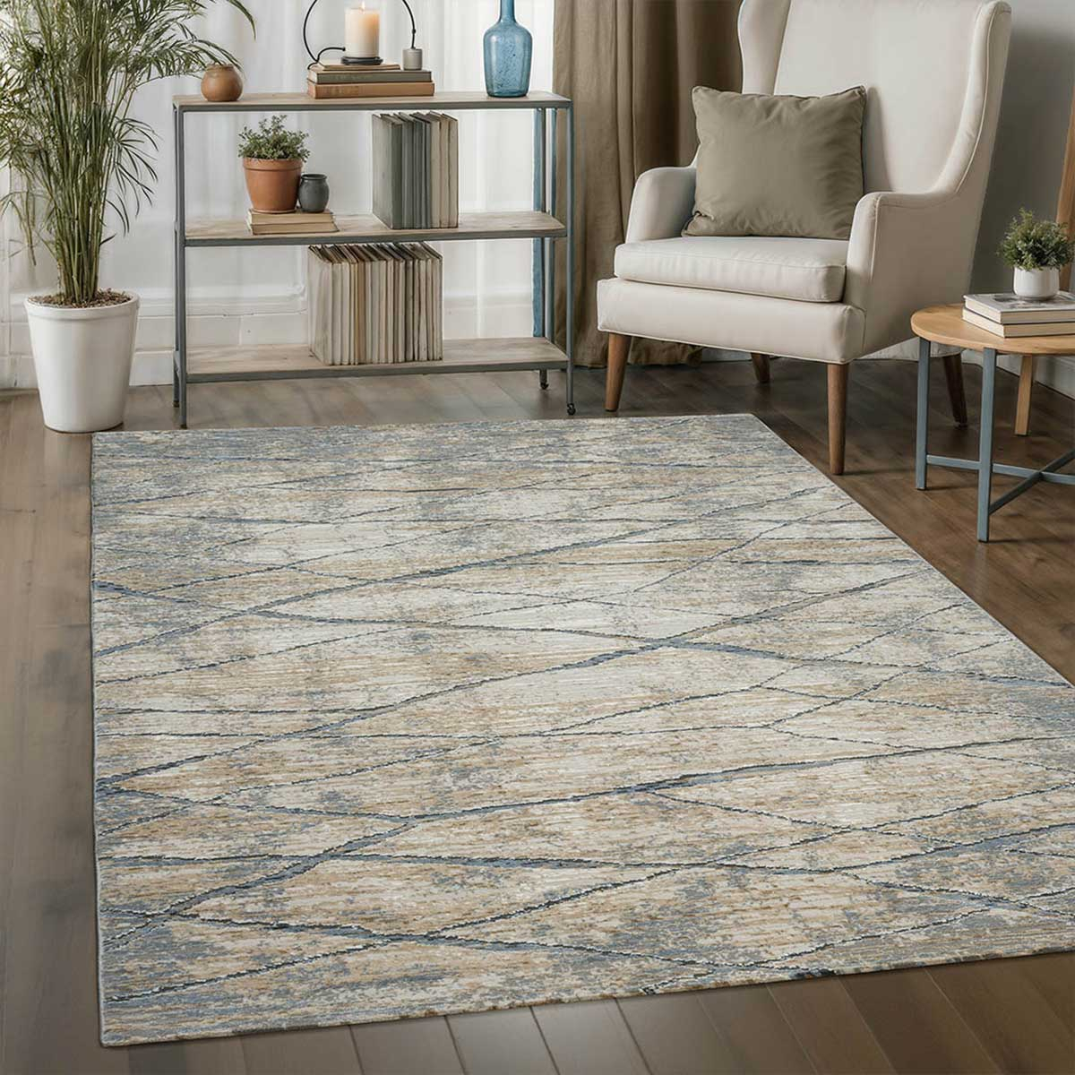 Χαλί (200X250) New Plan Sand 23160C Home Χαλιά Σαλονιού Spitishop