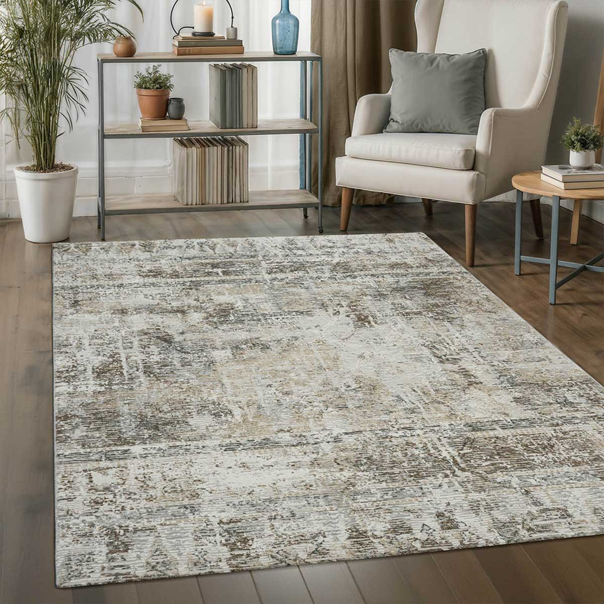 Χαλί (160X230) New Plan Sand 2336A Home Χαλιά Σαλονιού Spitishop