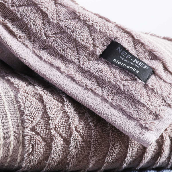 Πετσέτα Προσώπου (50x100) Nef-Nef Homeware Elements Elgyn Beige 600gsm