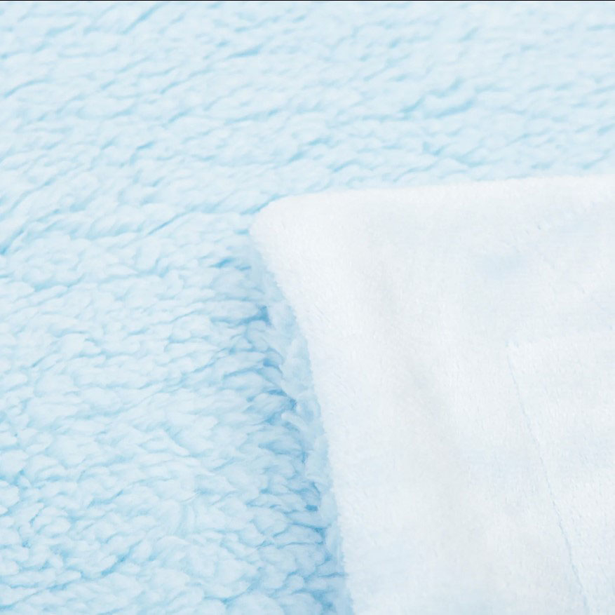 Κουβέρτα Fleece Αγκαλιάς Bimbidreams Κεντημένη Blue Stars Home Βρεφικά Προίκα Μωρού Κουβέρτες Βρεφικές Spitishop