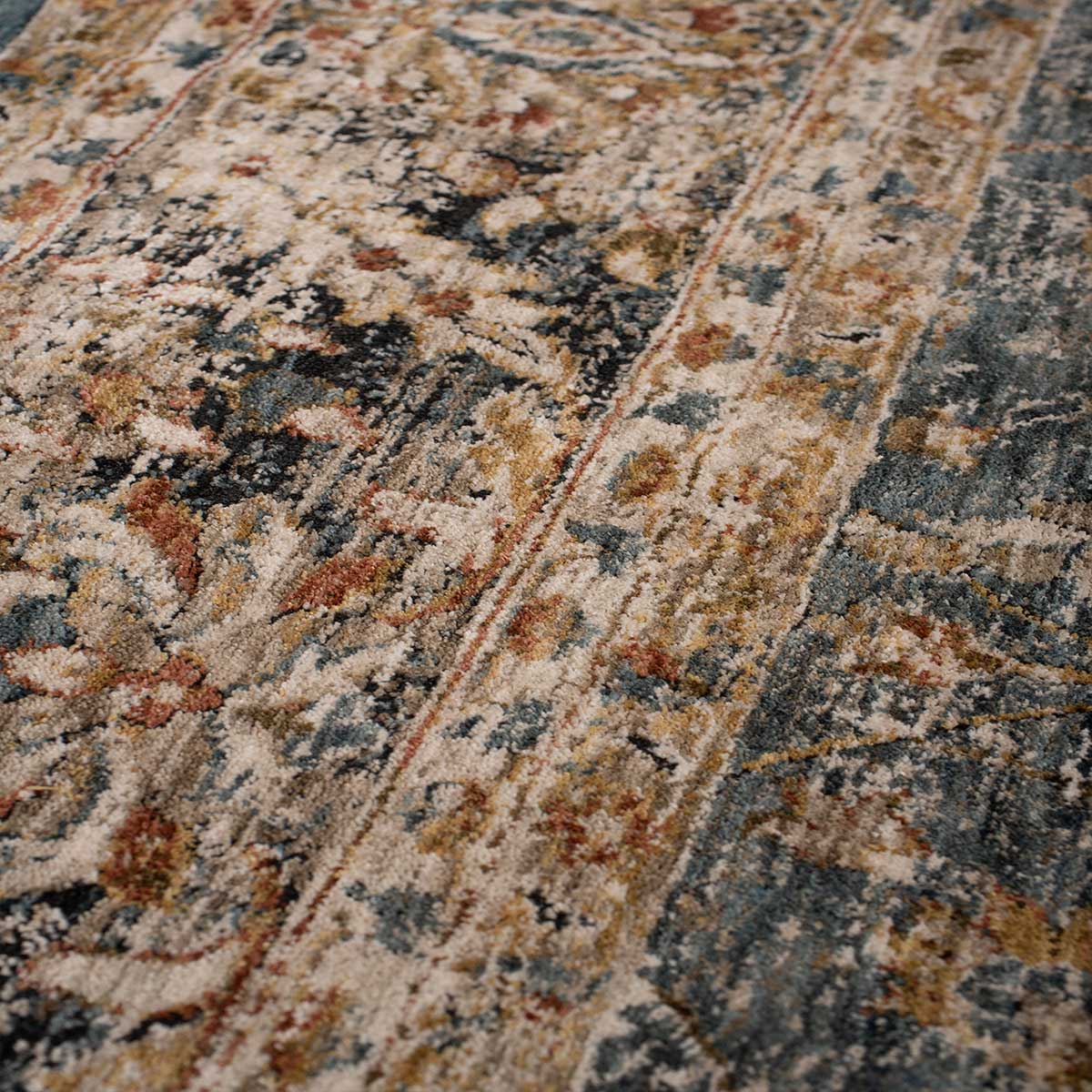 Χαλί (240X310) Βιοκαρπέτ Naf Vittoria 154B Blue Home Χαλιά Σαλονιού Spitishop