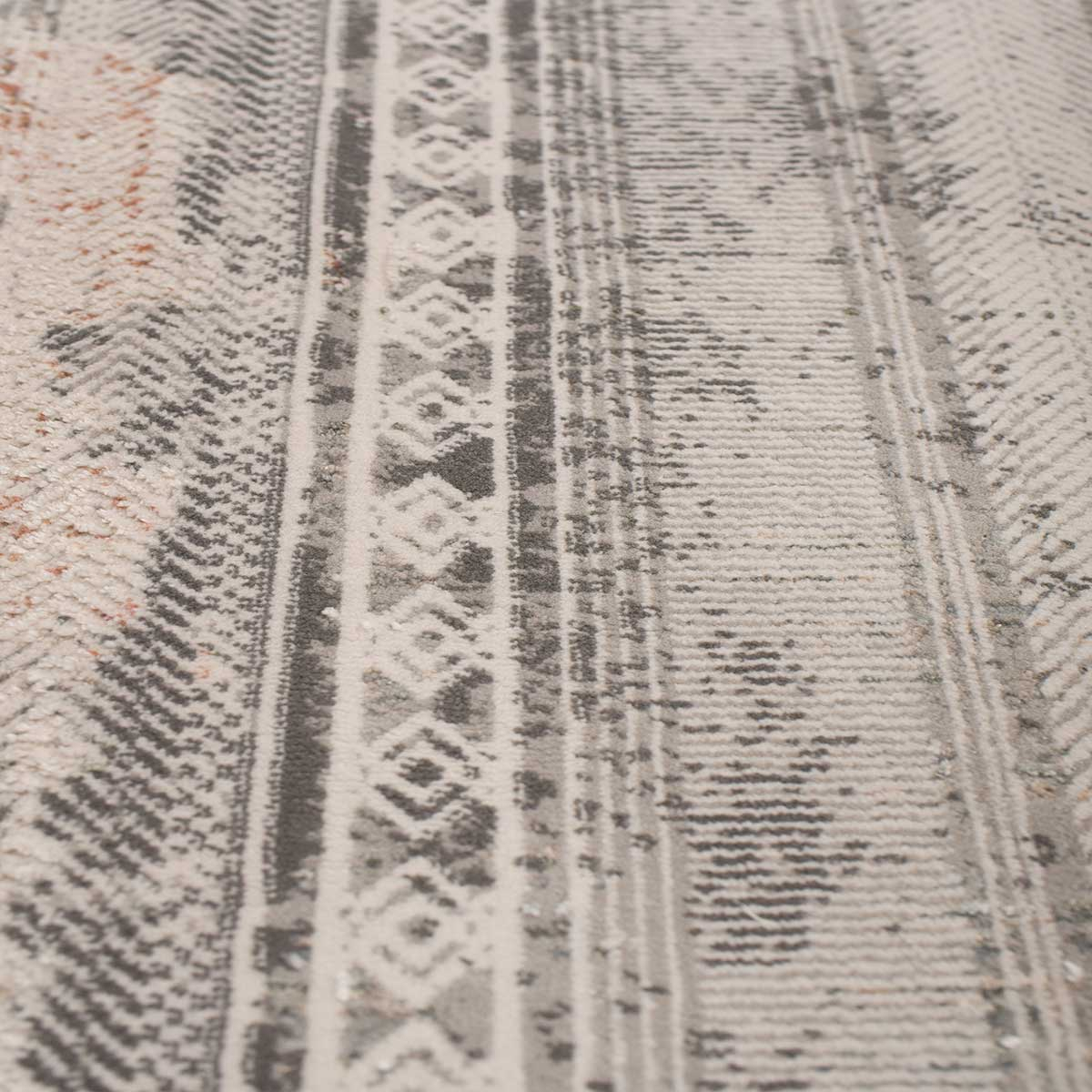 Χαλί Διαδρόμου (80X150) Βιοκαρπέτ Cadonne Ja 65C Cream Grey Home Χαλιά Διάδρομοι Spitishop