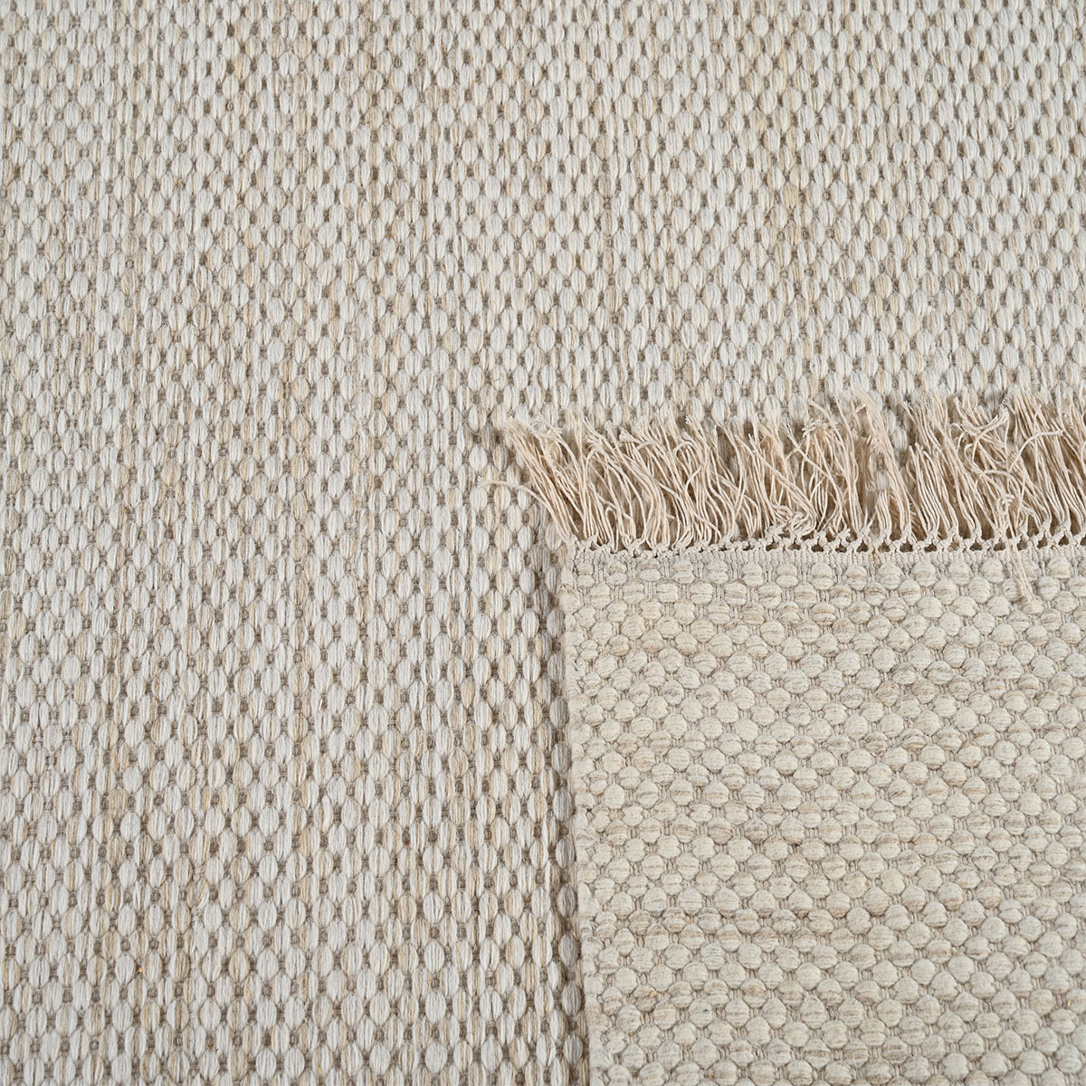 Χαλί (160X230) Polcarpet Wool Kilim Beige Home Χαλιά Σαλονιού Spitishop