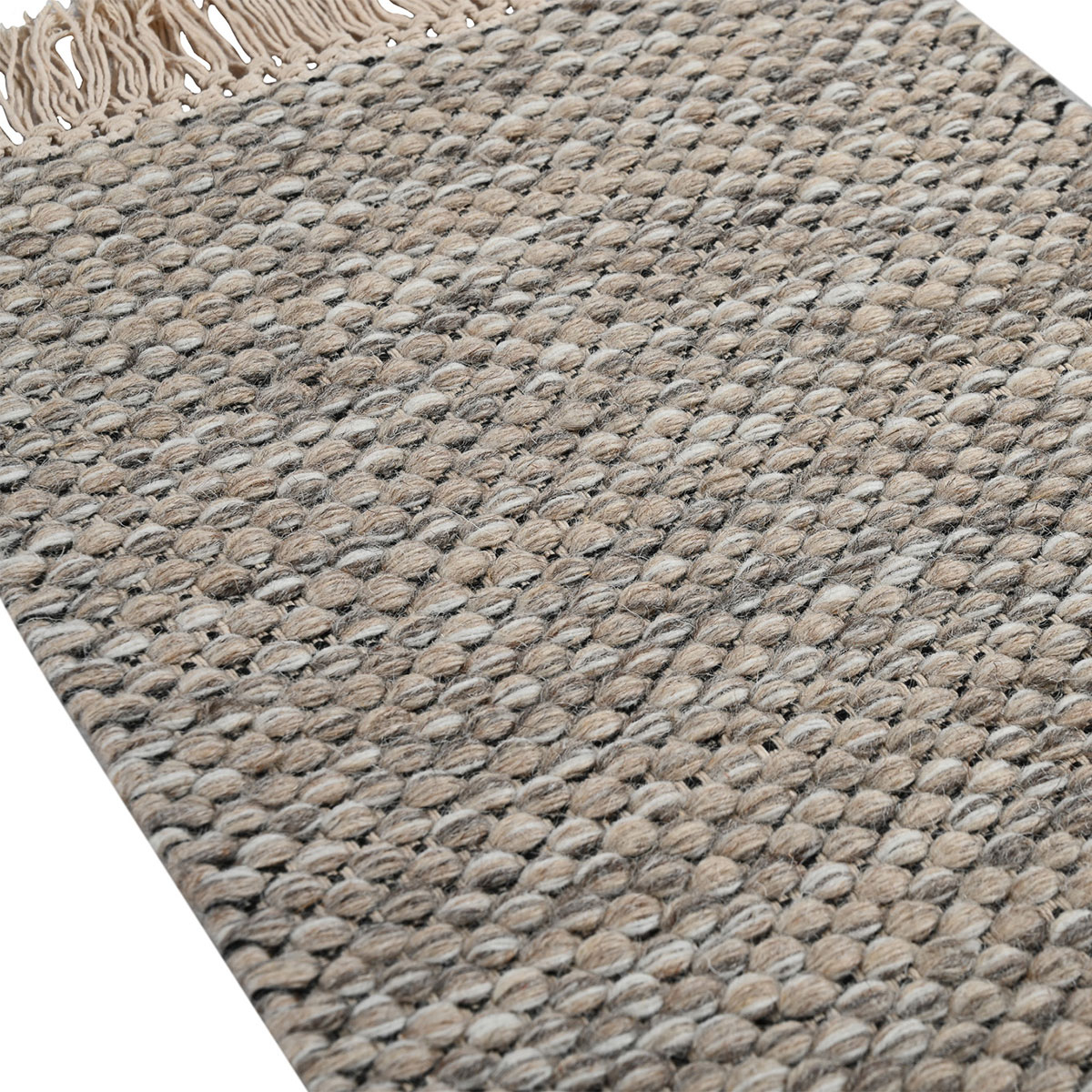 Χαλί (190X280) Polcarpet Wool Kilim Brown Black Home Χαλιά Σαλονιού Spitishop