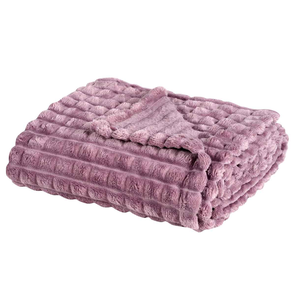 Κουβέρτα Καναπέ Fleece (130x170) Das Home 1358 Dusty Purple