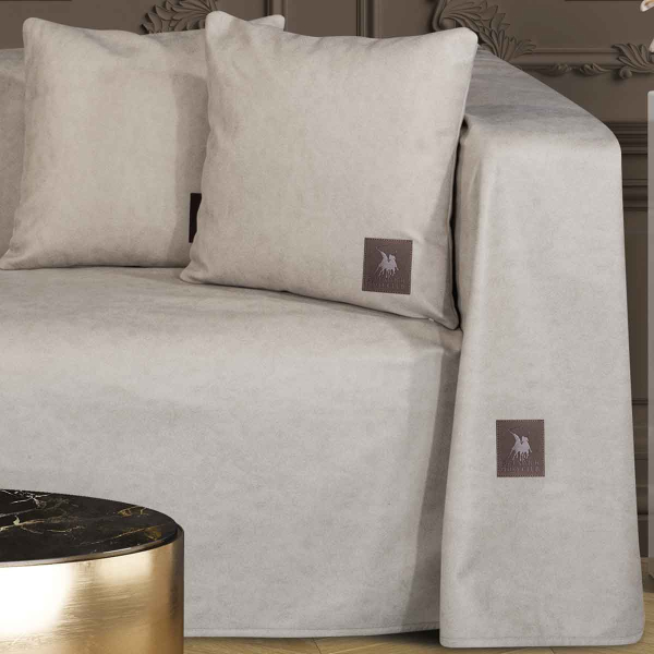 Αδιάβροχο Ριχτάρι Καναπέ Τριθέσιου (180x300) Greenwich Polo Club Premium 3925 Beige