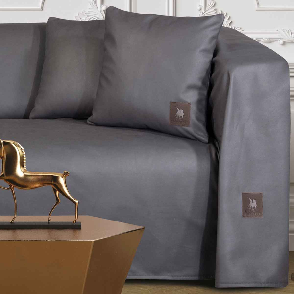 Αδιάβροχο Ριχτάρι Καναπέ Διθέσιου (180x250) Greenwich Polo Club Premium 3927 Grey