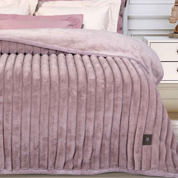 Κουβέρτα Γούνινη Υπέρδιπλη (220x240) Greenwich Polo Club Essential 3478 Nude