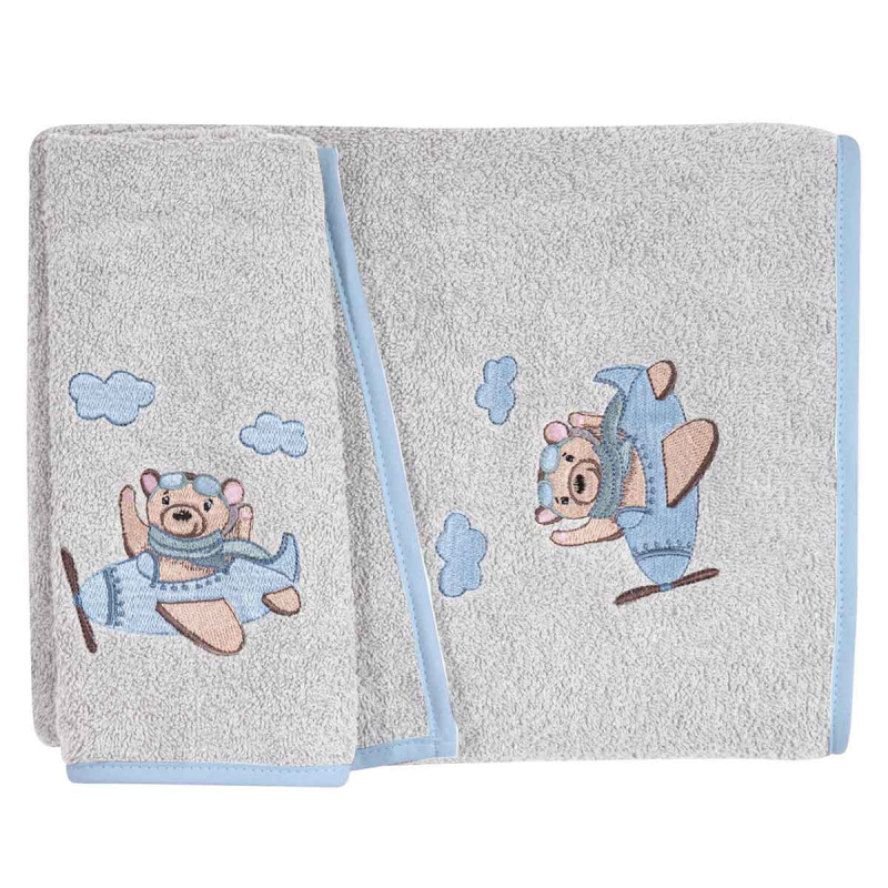 Βρεφικές Πετσέτες (Σετ 2τμχ) Greenwich Polo Club Baby 8851