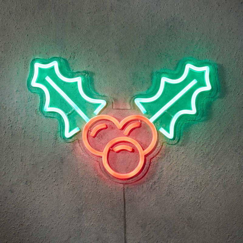 Χριστουγεννιάτικο Διακοσμητικό Με 90 Neon Led Φωτάκια (33x21.5) Edelman 1167141