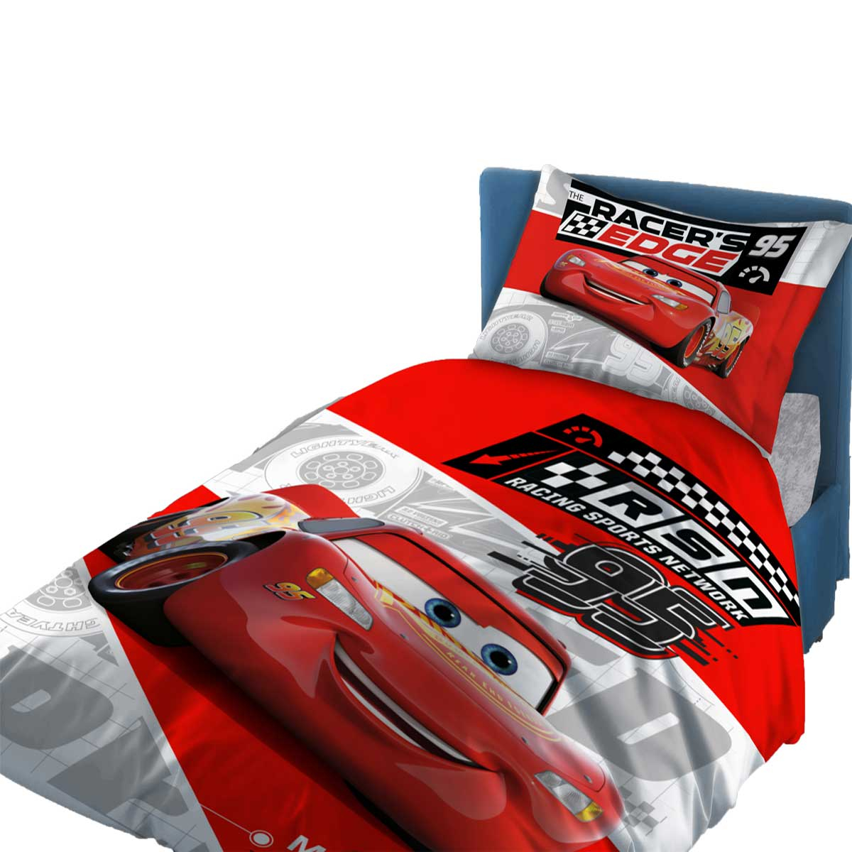 Disney Παπλωματοθήκη Μονή (Σετ 160x240) Dimcol Cars 770