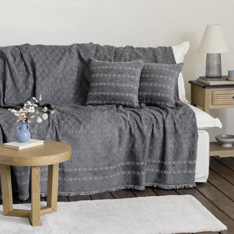 Ριχτάρι Καναπέ Διθέσιου (180x240) Nima Mansi Grey