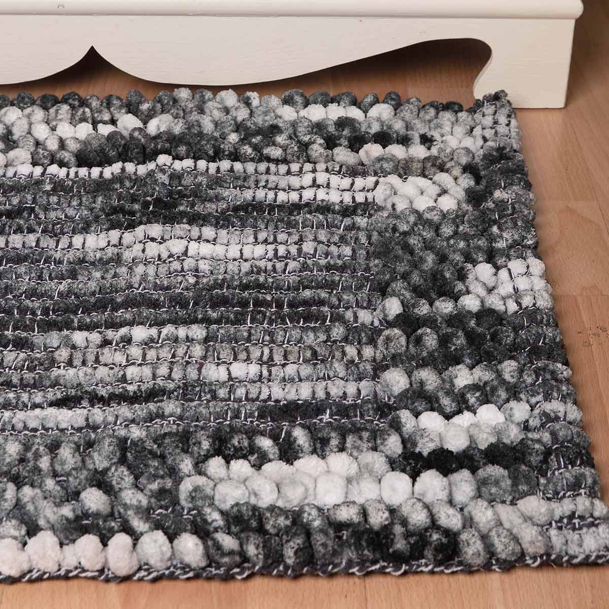 Πατάκι Μπάνιου (55X90) Silk Fashion 15162 Anthracite Home Μπάνιο Πατάκια Spitishop