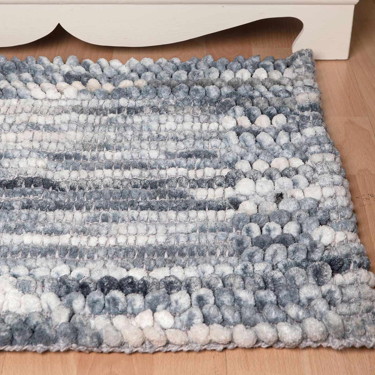 Πατάκι Μπάνιου (55X90) Silk Fashion 15162 L Grey Home Μπάνιο Πατάκια Spitishop