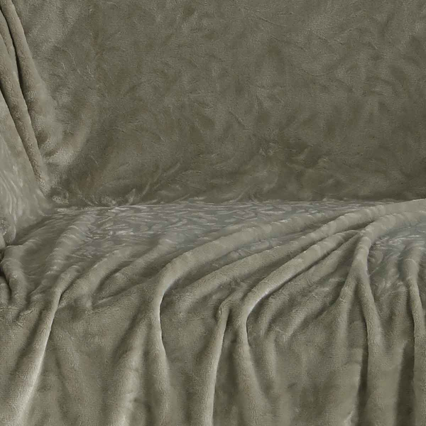 Ριχτάρι Καναπέ Διθέσιου Fleece (170x250) Melinen Aria Olive/Grey