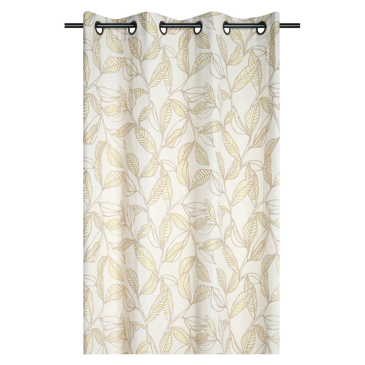 Κουρτίνα (140X260) με Τρουκς S-F Hemera Taupe R6D388001 Home Κουρτίνες Σαλονιού Spitishop