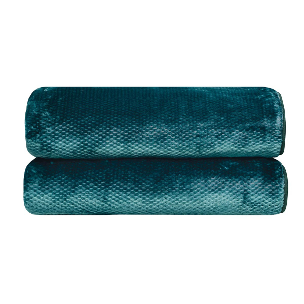 Κουβέρτα Βελουτέ Ημίδιπλη (180x220) Kentia Loft Bella 07 Petrol AW2025