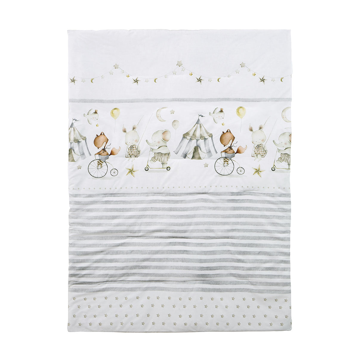 Κουβερλί Κούνιας (100X140) 2 Όψεων Nima Baby Circus Home Βρεφικά Προίκα Μωρού Spitishop