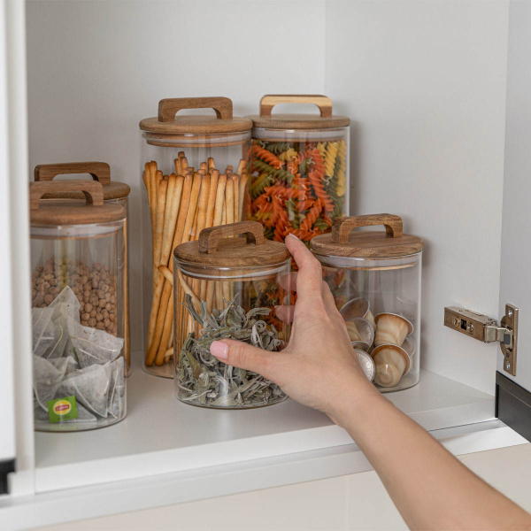 Δοχείο Αποθήκευσης 1.3lt Με Αεροστεγές Κλείσιμο Estia Acacia 01-17491