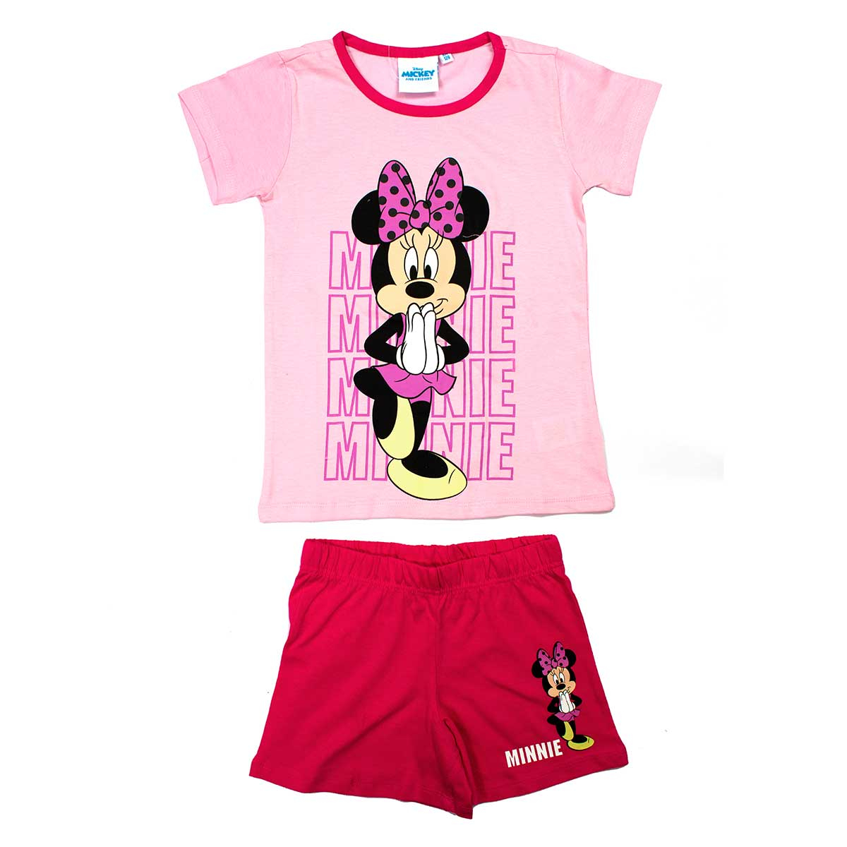 Πιτζάμα Παιδική Καλοκαιρινή Dimcol Minnie 48A Fuchsia No8 No8