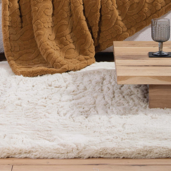 Χαλί Γούνινο (150x200) Nef-Nef Homeware Estelle Ecru