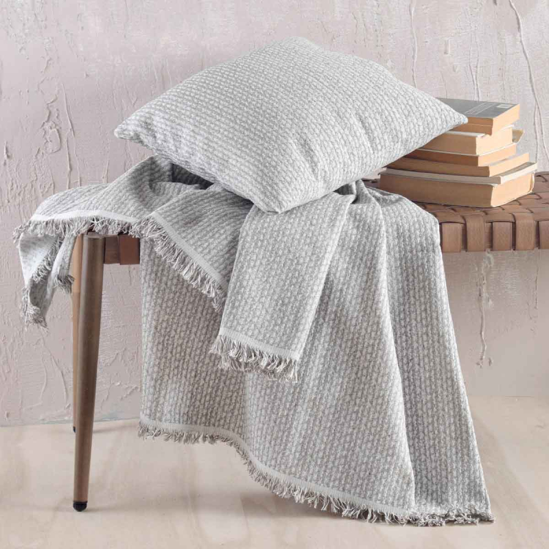 Ριχτάρι Καναπέ Τετραθέσιου (180x330) Rythmos Colin Grey