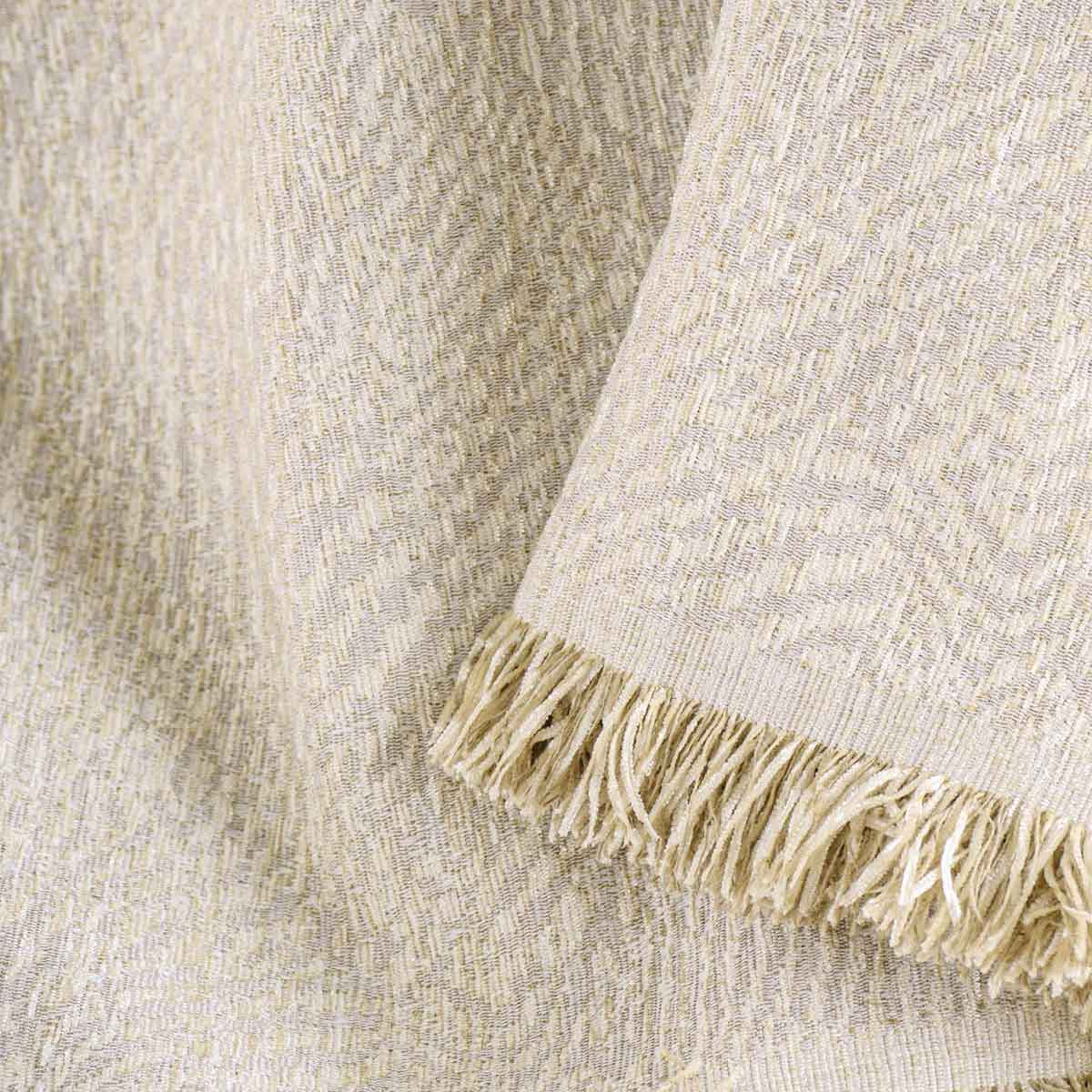 Ριχτάρι Καναπέ Τετραθέσιου (180X330) Rythmos Fidel Beige Home Λευκά Είδη Σαλονιού Ριχτάρια Spitishop