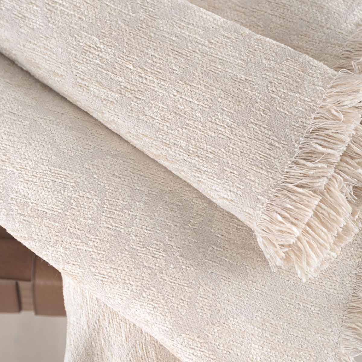 Ριχτάρι Πολυθρόνας (160X180) Rythmos Wonder Ecru Home Λευκά Είδη Σαλονιού Ριχτάρια Καναπέ Spitishop