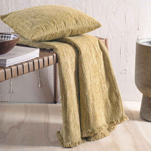 Ριχτάρι Καναπέ Τριθέσιου (180x280) Rythmos Planet Mustard