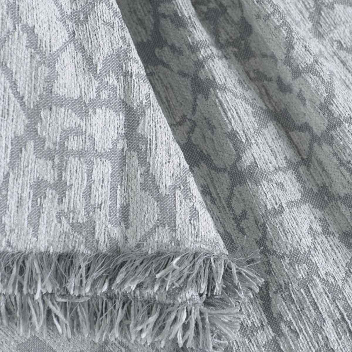 Ριχτάρι Καναπέ Τετραθέσιου (180X330) Rythmos Wonder Grey Home Λευκά Είδη Σαλονιού Ριχτάρια Spitishop