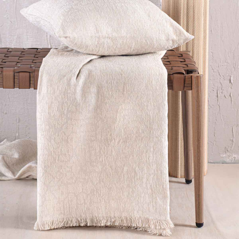 Ριχτάρι Καναπέ Τετραθέσιου (180x330) Rythmos Wonder Ecru