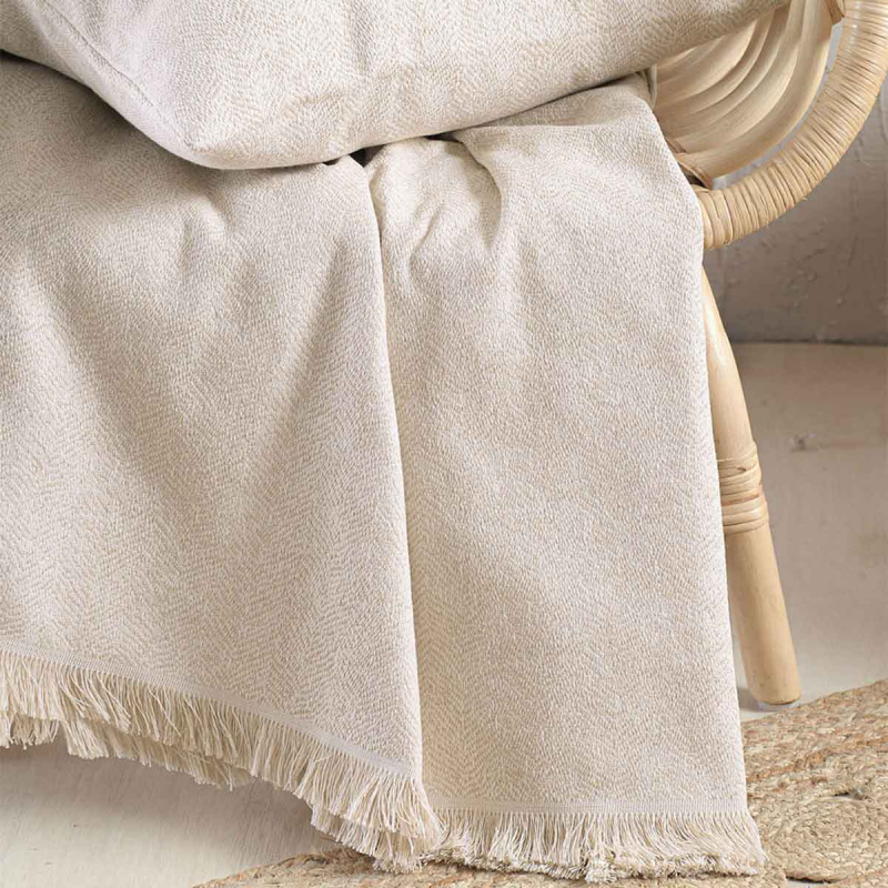 Ριχτάρι Καναπέ Διθέσιου (180x240) Rythmos Only Ecru