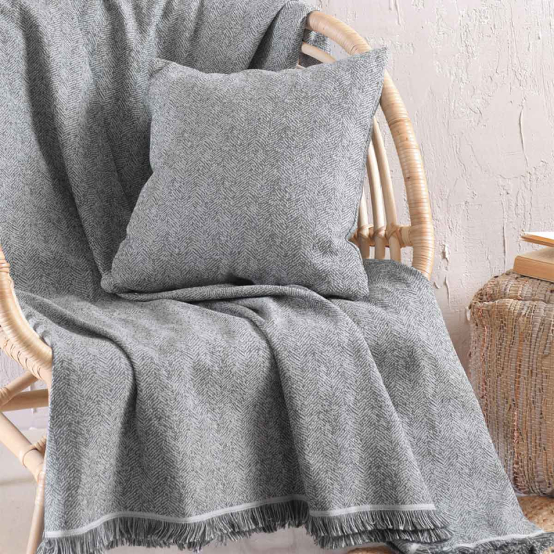 Ριχτάρι Καναπέ Τριθέσιου (180x280) Rythmos Only Grey