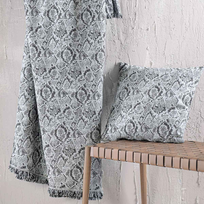 Ριχτάρι Καναπέ Διθέσιου (180x240) Rythmos Snake Grey