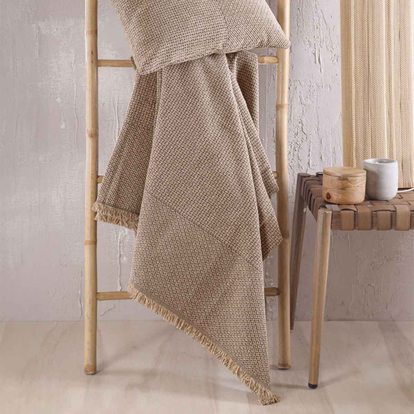 Ριχτάρι Τριθέσιου Καναπέ (180x280) Rythmos Simplin Brown