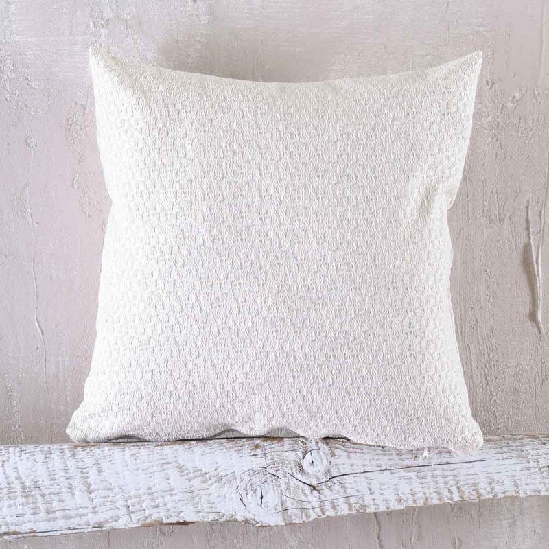 Διακοσμητική Μαξιλαροθήκη (40x40) Rythmos Reeves Ecru